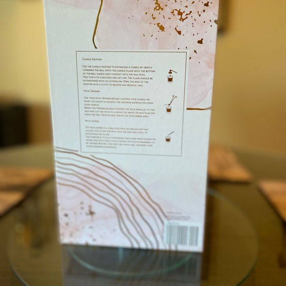 Huntington Home Blush and Metallic Candle Care Set - Picture 3 of 3